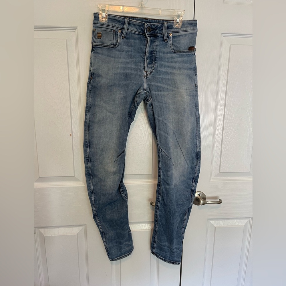 Men's G-Star Raw Blue Jeans ARC 3D Slim W 28 x L 30 - Preowned